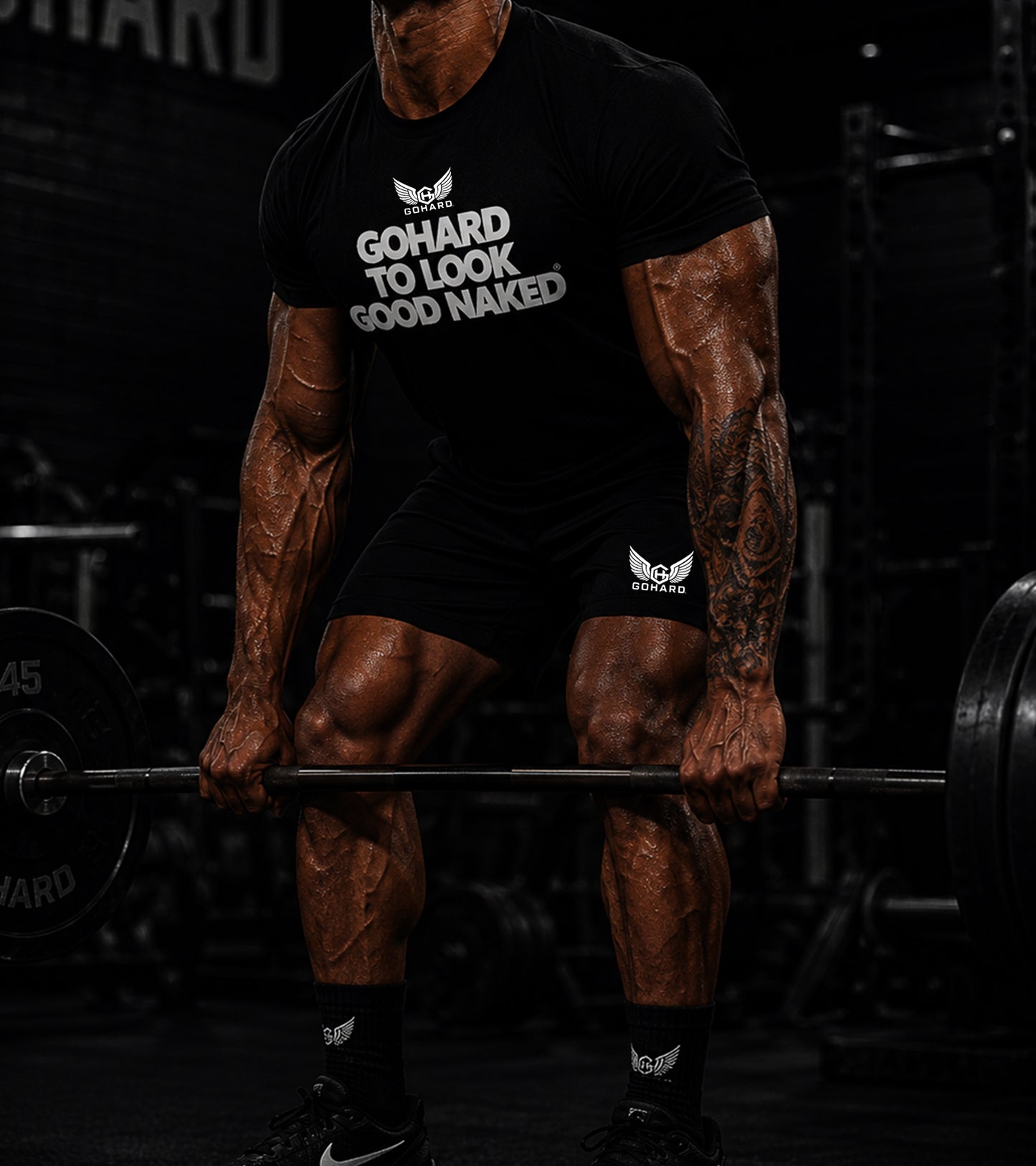 GoHard To Look Good Naked Tee