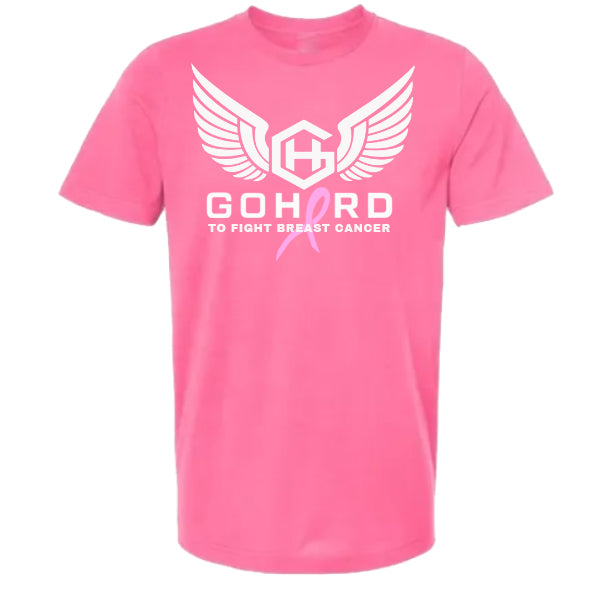 GoHard To Fight Breast Cancer Tee