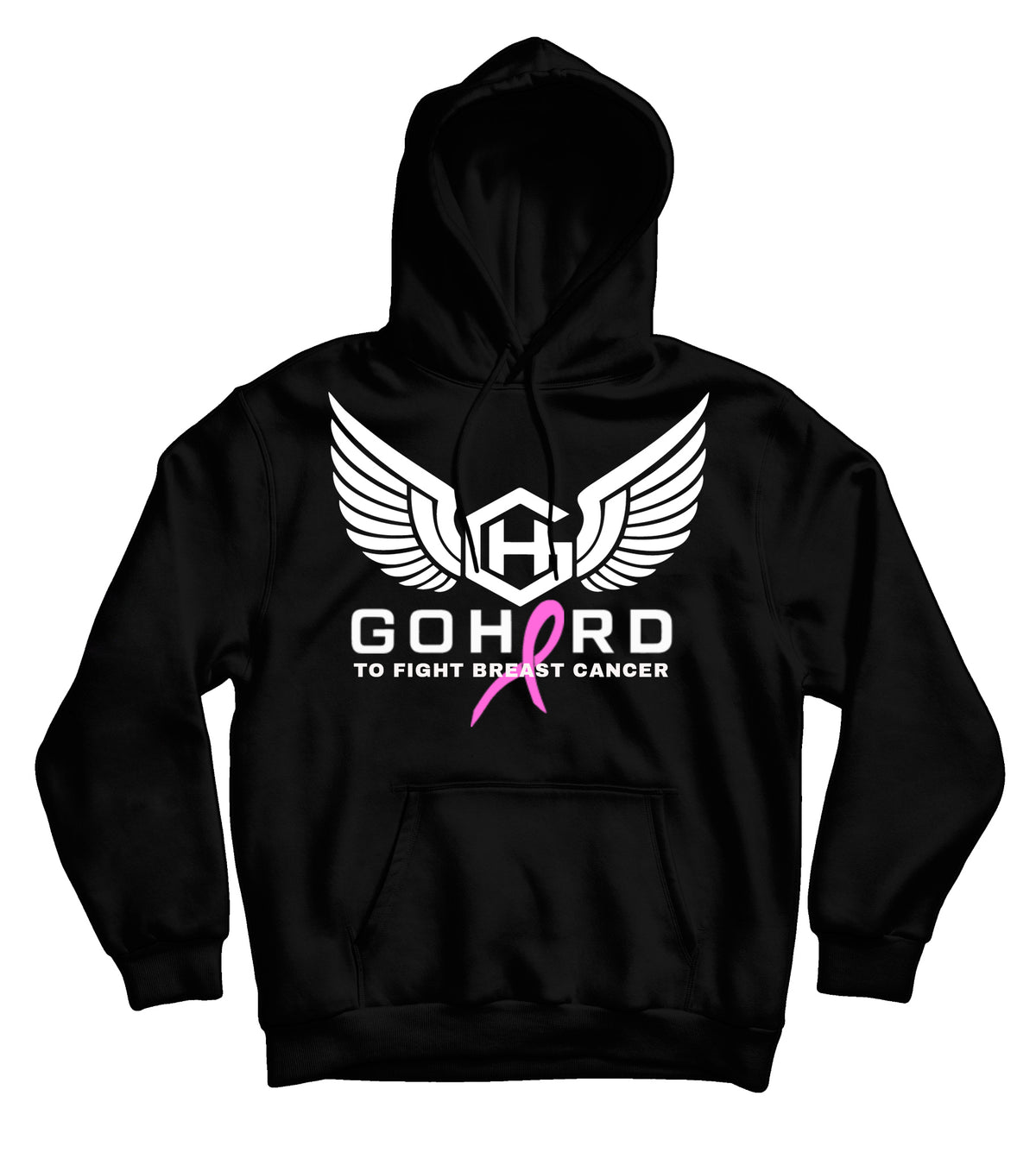 GoHard To Fight Breast Cancer Hoodie