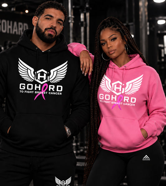 GoHard To Fight Breast Cancer Hoodie