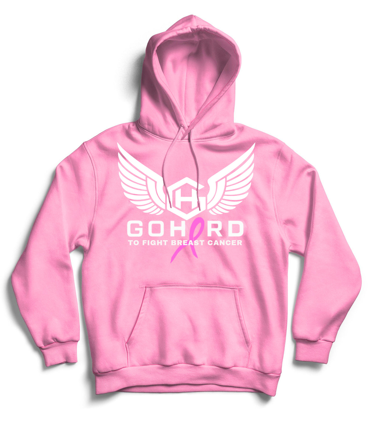 GoHard To Fight Breast Cancer Hoodie