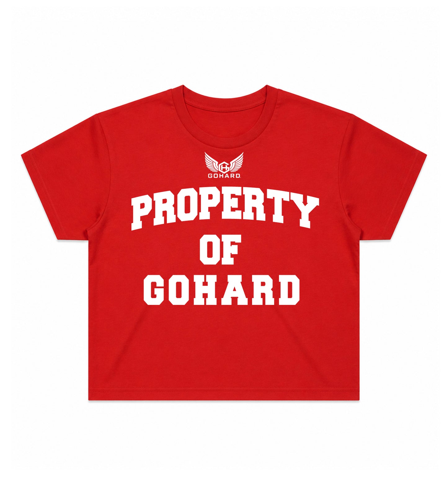 GoHard Property Of Crop Top