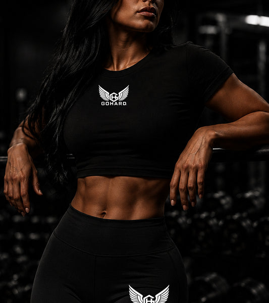 GoHard Core Logo Crop Top